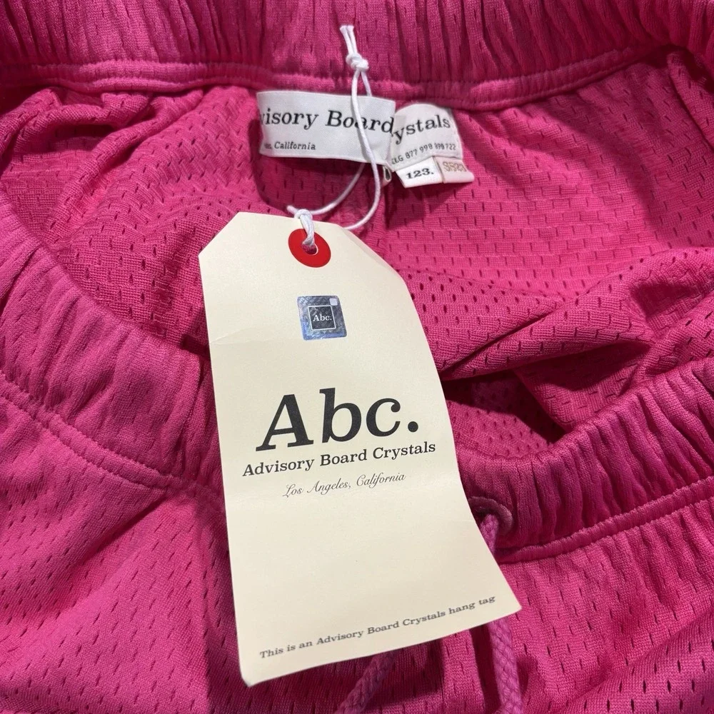 [NEW] Advisory Board Crystals Abc. 123. Basketball Shorts Men's Medium Mesh Pink
